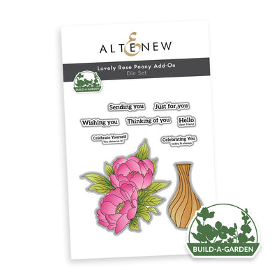 Build-A-Flower Bundle Build-A-Garden: Lovely Rose Peony & Add-on Die Bundle