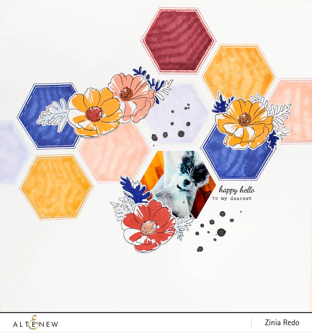 Build-A-Flower Set Build-A-Flower: Anemone Coronaria Layering Stamp & Die Set
