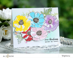 Build-A-Flower Set Build-A-Flower: Anemone Coronaria Layering Stamp & Die Set