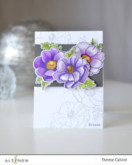 Build-A-Flower Set Build-A-Flower: Anemone Coronaria Layering Stamp & Die Set