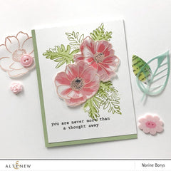 Build-A-Flower Set Build-A-Flower: Anemone Coronaria Layering Stamp & Die Set