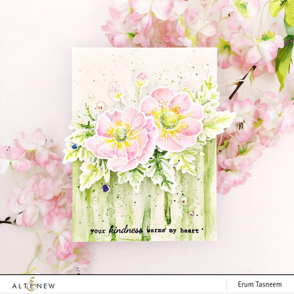 Build-A-Flower Set Build-A-Flower: Anemone Coronaria Layering Stamp & Die Set