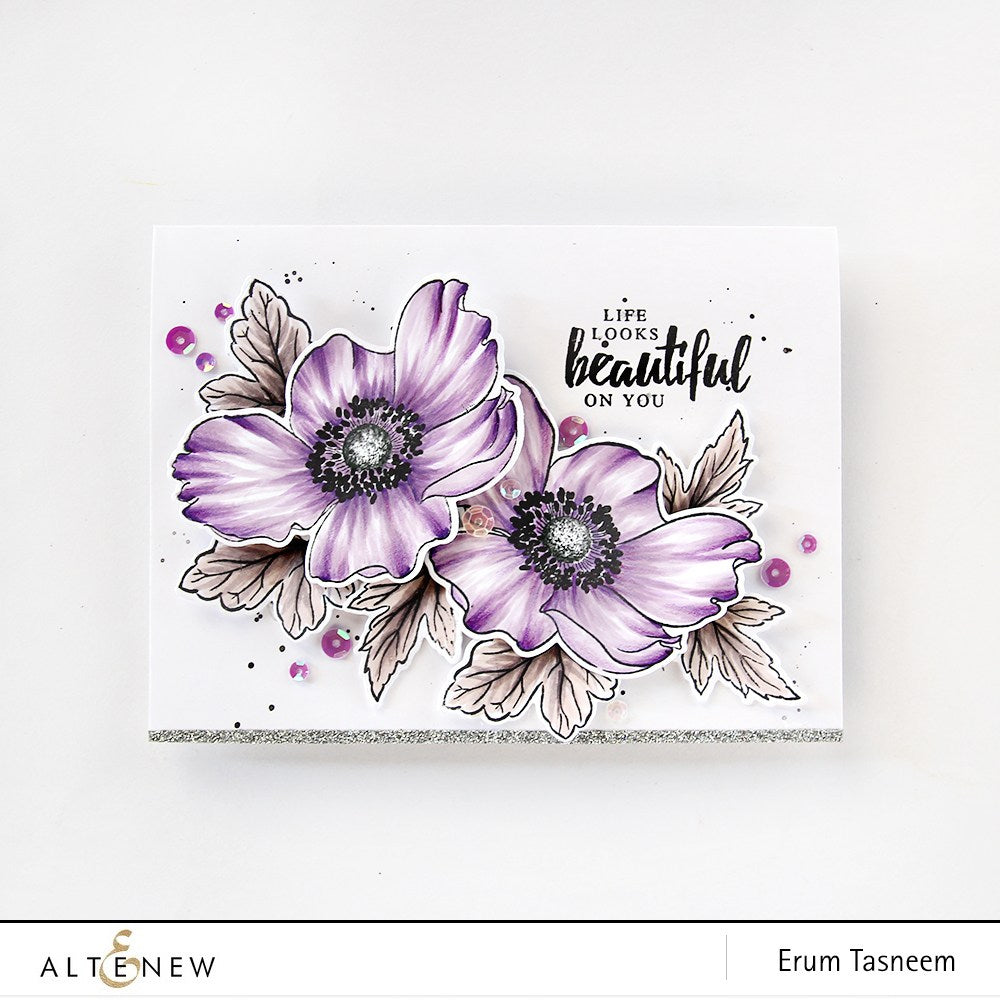 Build-A-Flower Set Build-A-Flower: Anemone Layering Stamp & Die Set