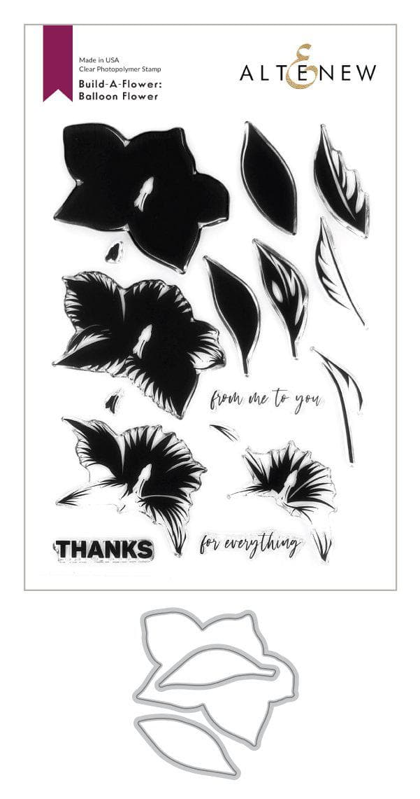 Build-A-Flower Set Build-A-Flower: Balloon Flower Layering Stamp & Die Set