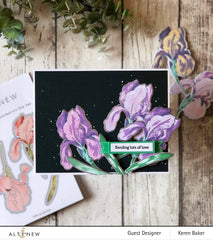 Build-A-Flower Set Build-A-Flower: Bearded Iris Layering Stamp & Die Set