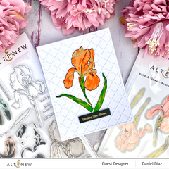 Build-A-Flower Set Build-A-Flower: Bearded Iris Layering Stamp & Die Set