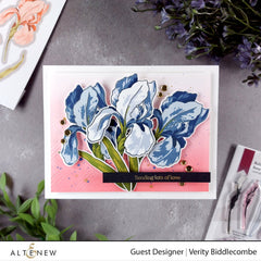 Build-A-Flower Set Build-A-Flower: Bearded Iris Layering Stamp & Die Set