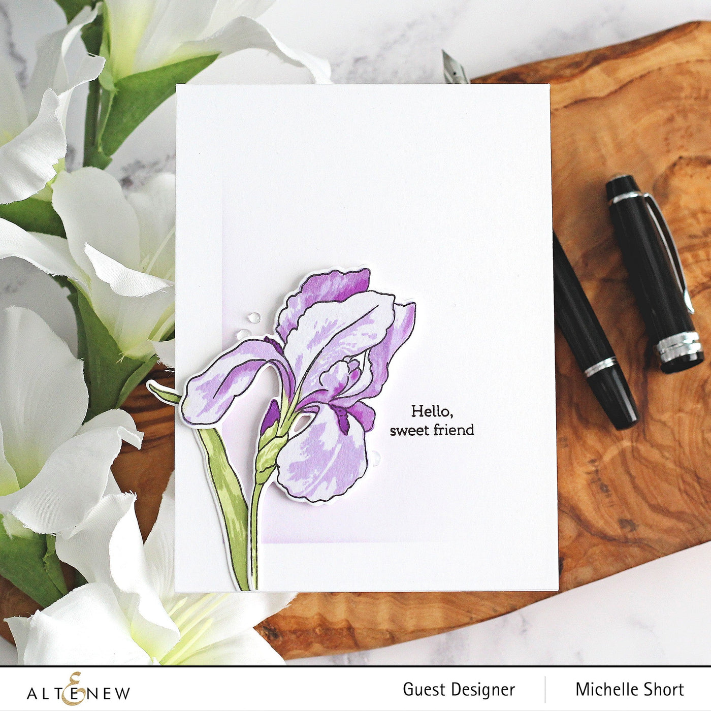 Build-A-Flower Set Build-A-Flower: Bearded Iris Layering Stamp & Die Set