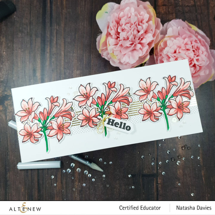 Build-A-Flower Set Build-A-Flower: Belladonna Lily Layering Stamp & Die Set