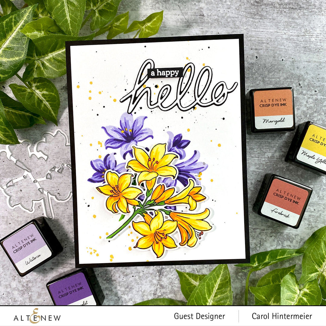 Build-A-Flower Set Build-A-Flower: Belladonna Lily Layering Stamp & Die Set
