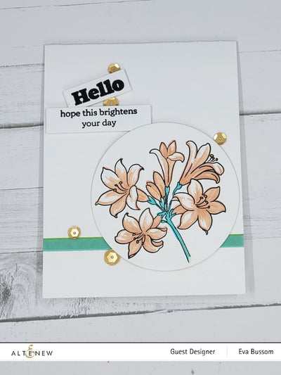 Build-A-Flower Set Build-A-Flower: Belladonna Lily Layering Stamp & Die Set