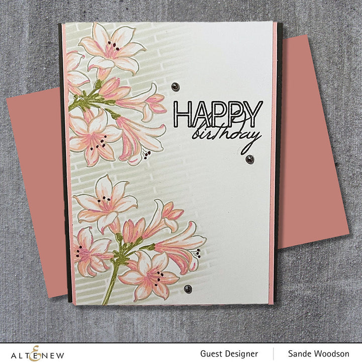 Build-A-Flower Set Build-A-Flower: Belladonna Lily Layering Stamp & Die Set