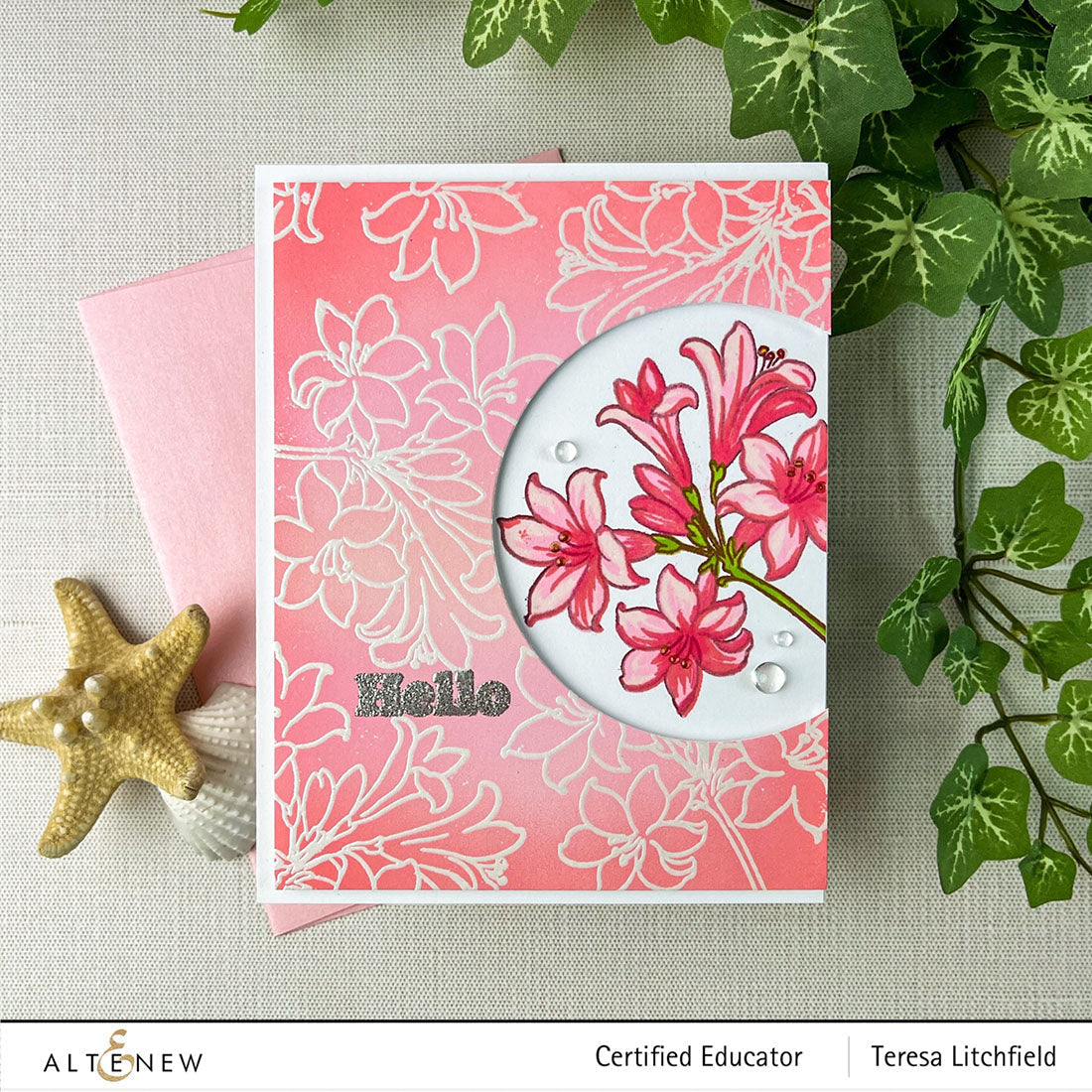 Build-A-Flower Set Build-A-Flower: Belladonna Lily Layering Stamp & Die Set