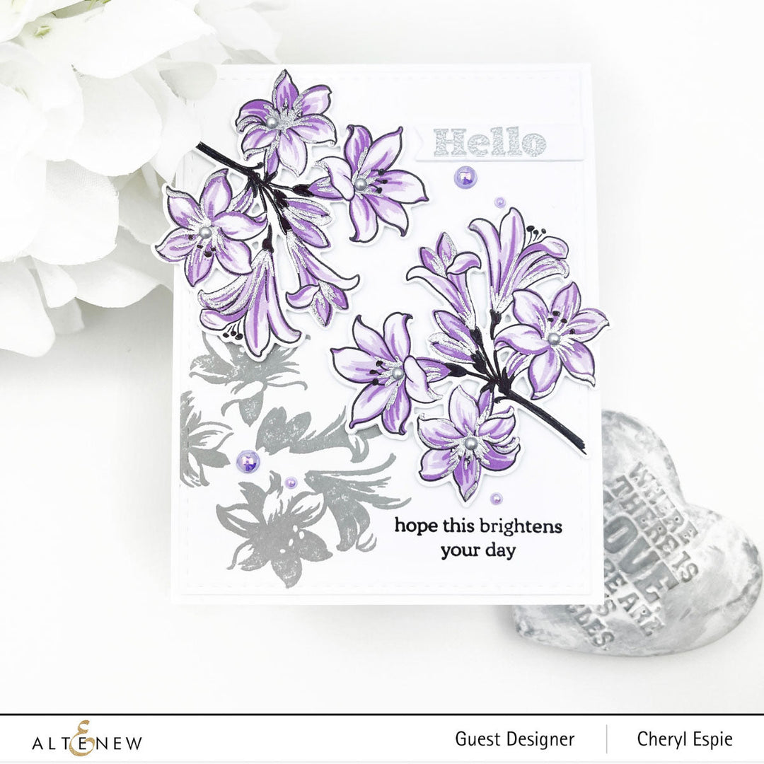 Build-A-Flower Set Build-A-Flower: Belladonna Lily Layering Stamp & Die Set