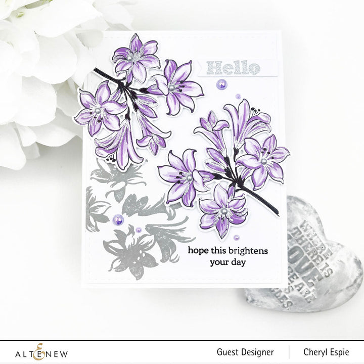 Build-A-Flower Set Build-A-Flower: Belladonna Lily Layering Stamp & Die Set