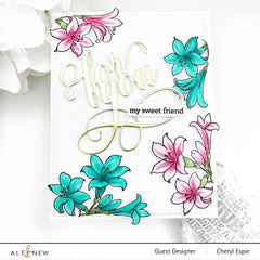 Build-A-Flower Set Build-A-Flower: Belladonna Lily Layering Stamp & Die Set
