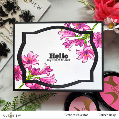 Build-A-Flower Set Build-A-Flower: Belladonna Lily Layering Stamp & Die Set