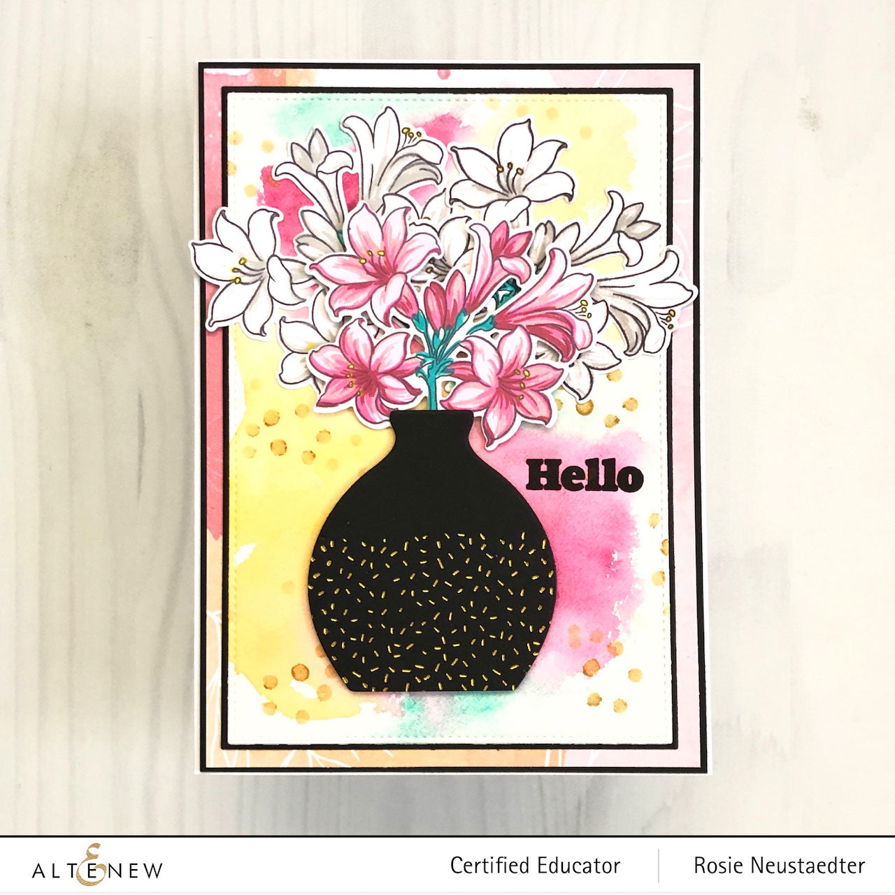 Build-A-Flower Set Build-A-Flower: Belladonna Lily Layering Stamp & Die Set