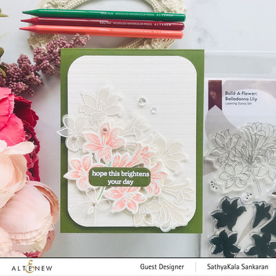 Build-A-Flower Set Build-A-Flower: Belladonna Lily Layering Stamp & Die Set