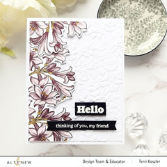 Build-A-Flower Set Build-A-Flower: Belladonna Lily Layering Stamp & Die Set