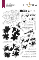 Build-A-Flower Set Build-A-Flower: Belladonna Lily Layering Stamp & Die Set