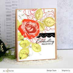 Build-A-Flower Set Build-A-Flower: Bellaroma Hybrid Tea Rose Layering Stamp & Die Set