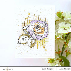 Build-A-Flower Set Build-A-Flower: Bellaroma Hybrid Tea Rose Layering Stamp & Die Set