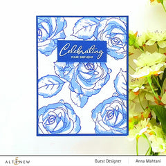 Build-A-Flower Set Build-A-Flower: Bellaroma Hybrid Tea Rose Layering Stamp & Die Set