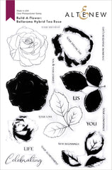 Build-A-Flower Set Build-A-Flower: Bellaroma Hybrid Tea Rose Layering Stamp & Die Set