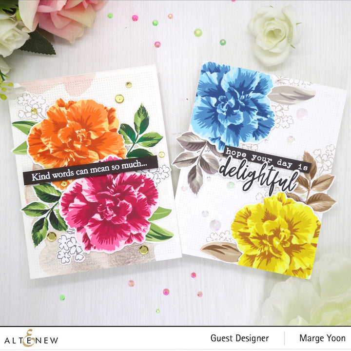 Build-A-Flower Set Build-A-Flower: Camellia Japonica Layering Stamp & Die Set