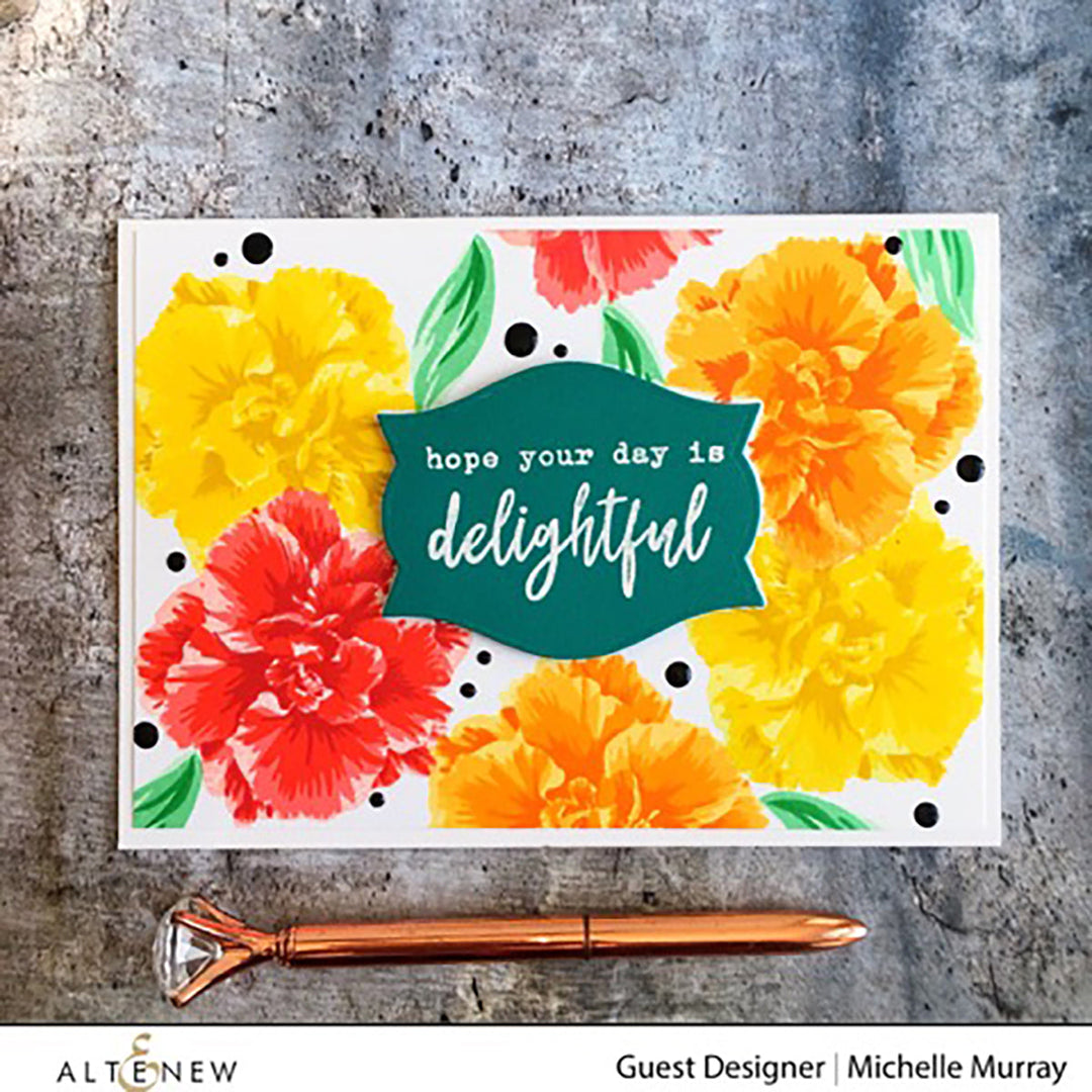 Build-A-Flower Set Build-A-Flower: Camellia Japonica Layering Stamp & Die Set