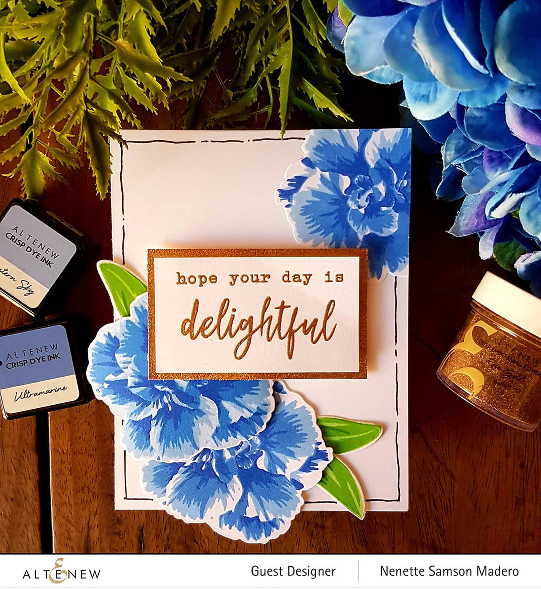 Build-A-Flower Set Build-A-Flower: Camellia Japonica Layering Stamp & Die Set