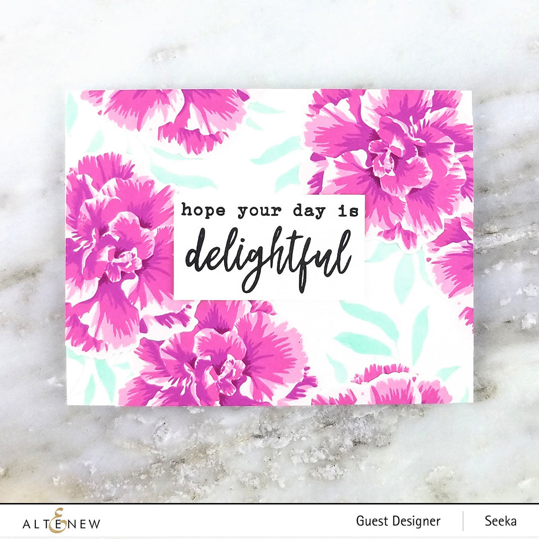 Build-A-Flower Set Build-A-Flower: Camellia Japonica Layering Stamp & Die Set