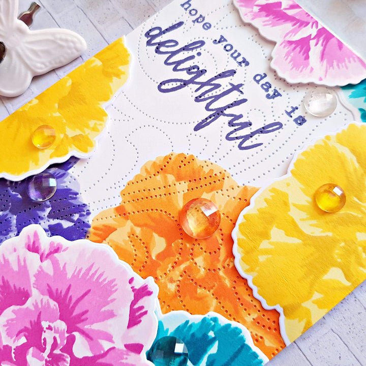 Build-A-Flower Set Build-A-Flower: Camellia Japonica Layering Stamp & Die Set