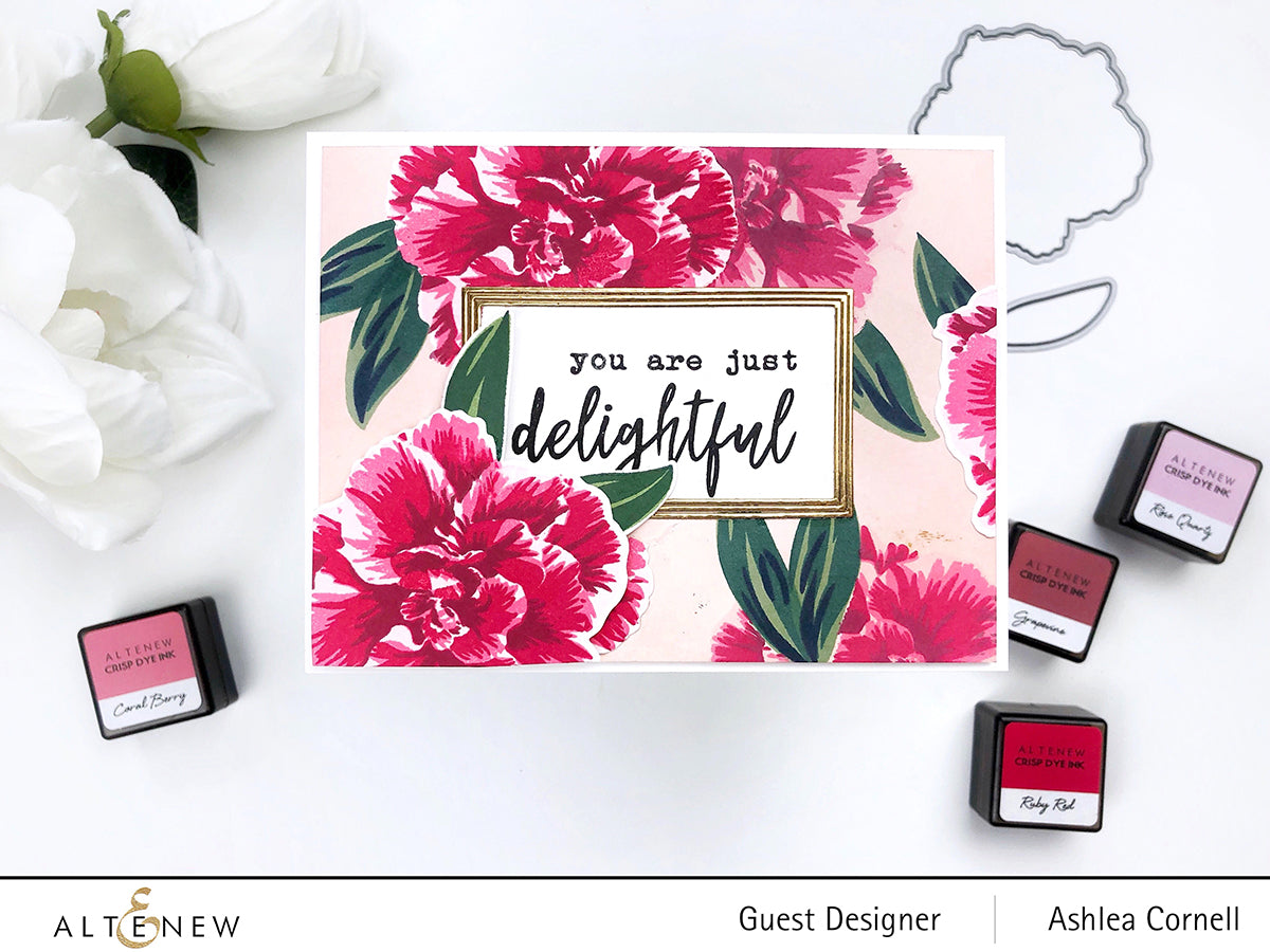 Build-A-Flower Set Build-A-Flower: Camellia Japonica Layering Stamp & Die Set