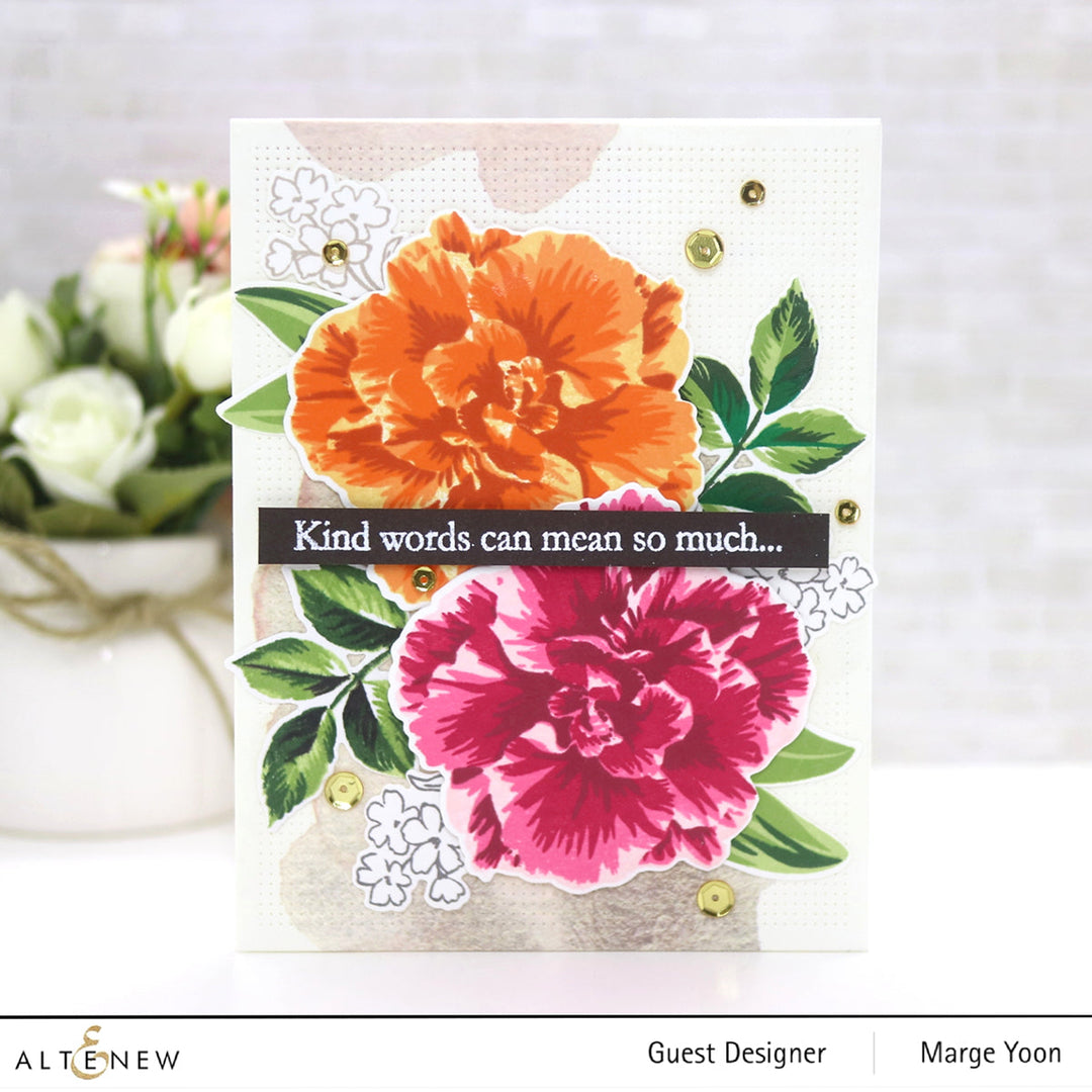 Build-A-Flower Set Build-A-Flower: Camellia Japonica Layering Stamp & Die Set