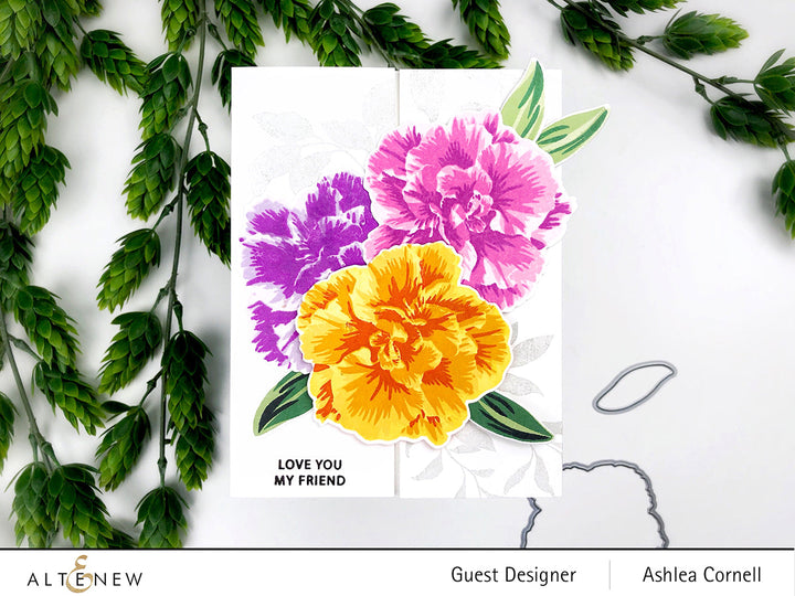 Build-A-Flower Set Build-A-Flower: Camellia Japonica Layering Stamp & Die Set