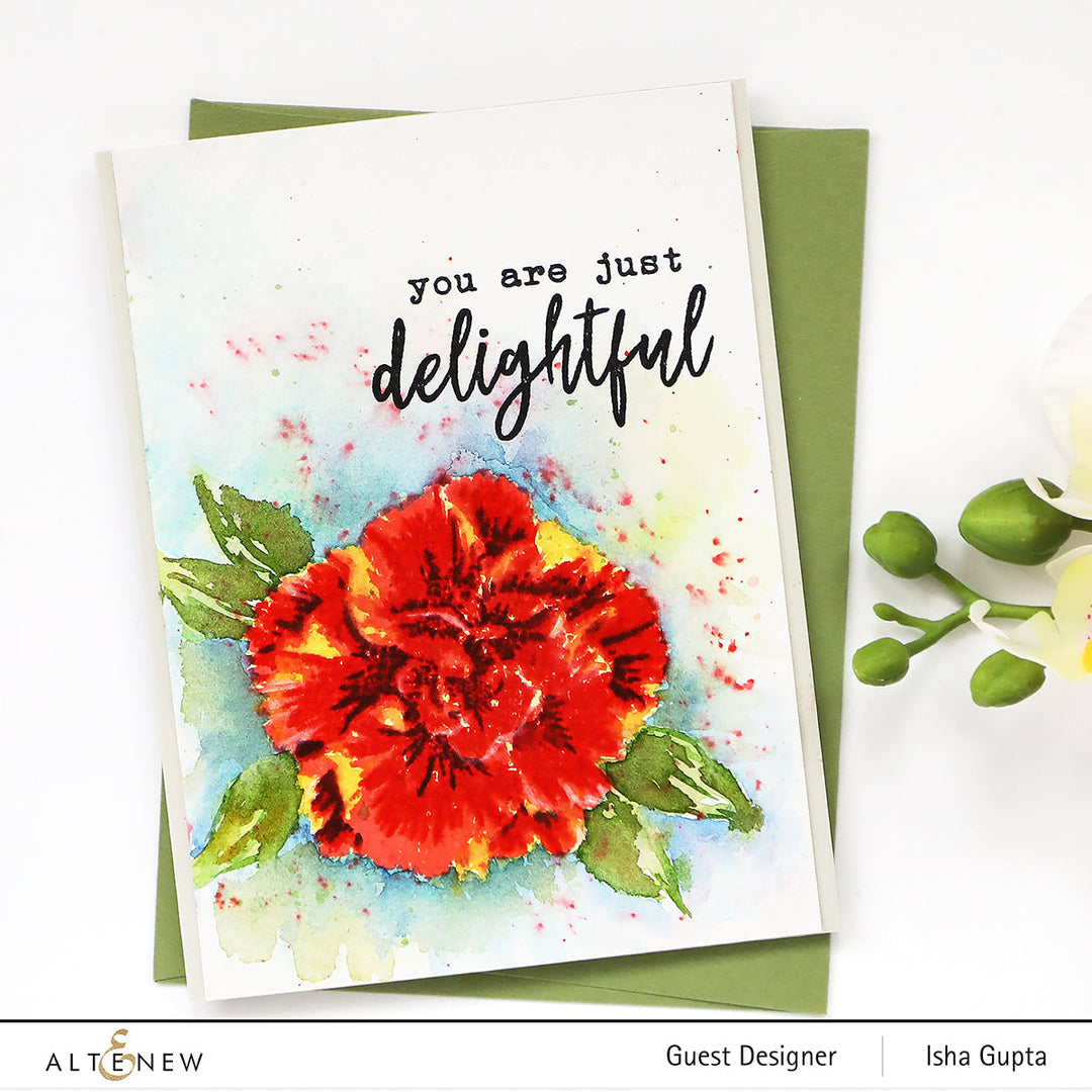 Build-A-Flower Set Build-A-Flower: Camellia Japonica Layering Stamp & Die Set
