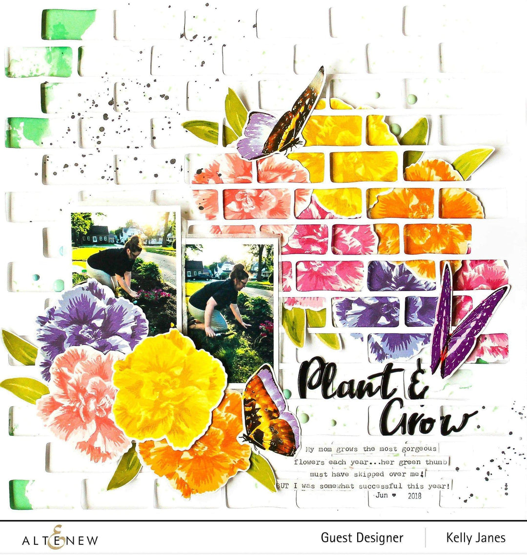 Build-A-Flower Set Build-A-Flower: Camellia Japonica Layering Stamp & Die Set