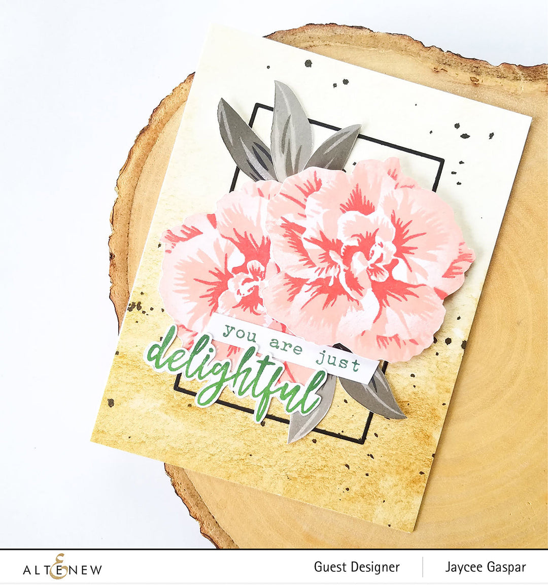 Build-A-Flower Set Build-A-Flower: Camellia Japonica Layering Stamp & Die Set