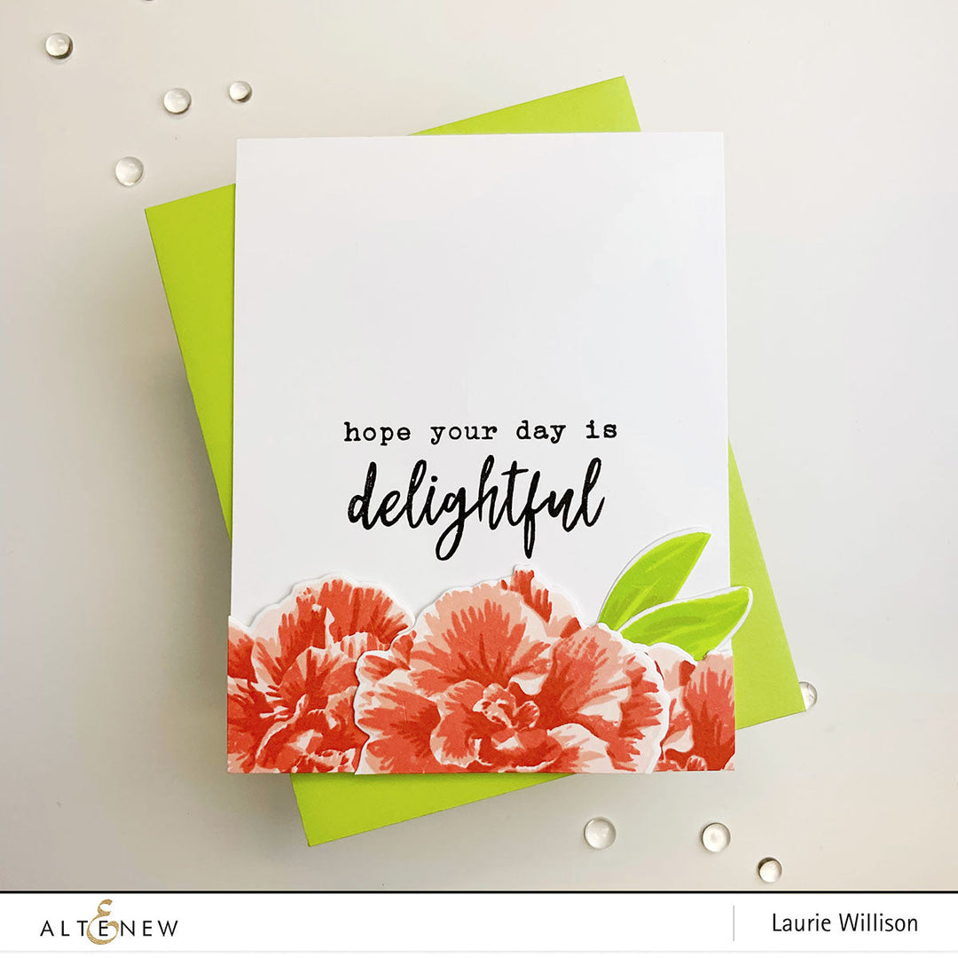 Build-A-Flower Set Build-A-Flower: Camellia Japonica Layering Stamp & Die Set