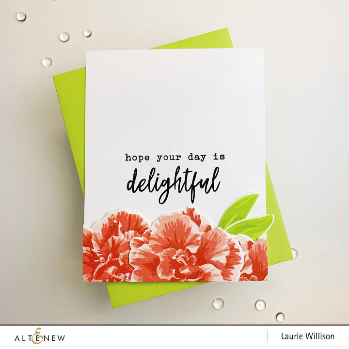 Build-A-Flower Set Build-A-Flower: Camellia Japonica Layering Stamp & Die Set