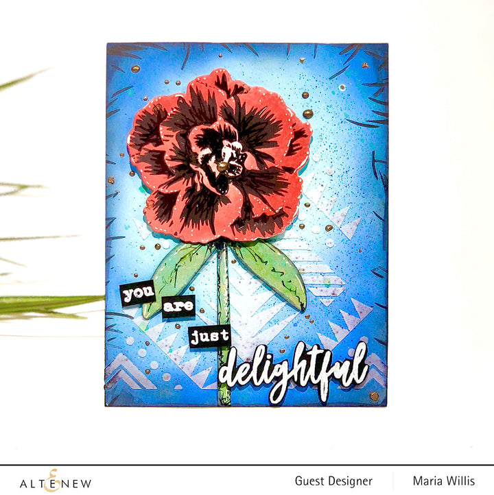Build-A-Flower Set Build-A-Flower: Camellia Japonica Layering Stamp & Die Set