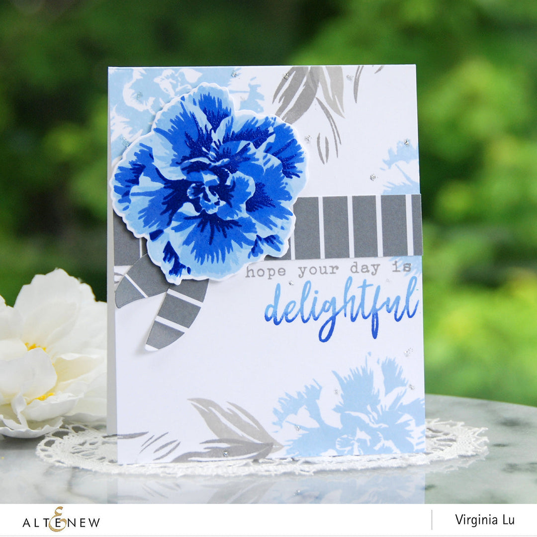 Build-A-Flower Set Build-A-Flower: Camellia Japonica Layering Stamp & Die Set