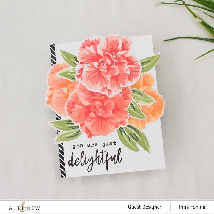 Build-A-Flower Set Build-A-Flower: Camellia Japonica Layering Stamp & Die Set