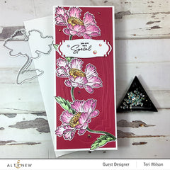 Build-A-Flower Set Build-A-Flower: Candystripe Cosmos Layering Stamp & Die Set