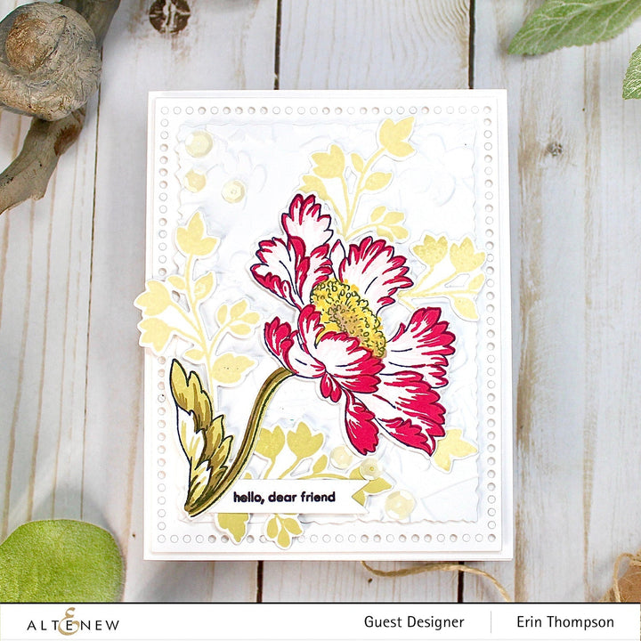 Build-A-Flower Set Build-A-Flower: Candystripe Cosmos Layering Stamp & Die Set