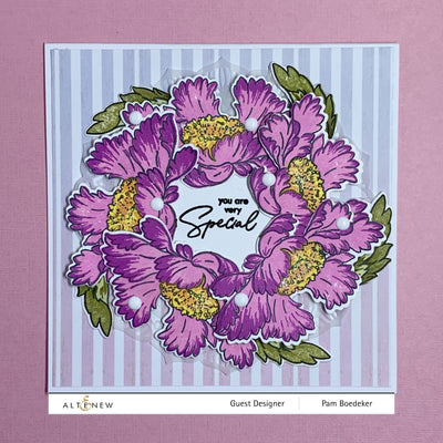 Build-A-Flower Set Build-A-Flower: Candystripe Cosmos Layering Stamp & Die Set