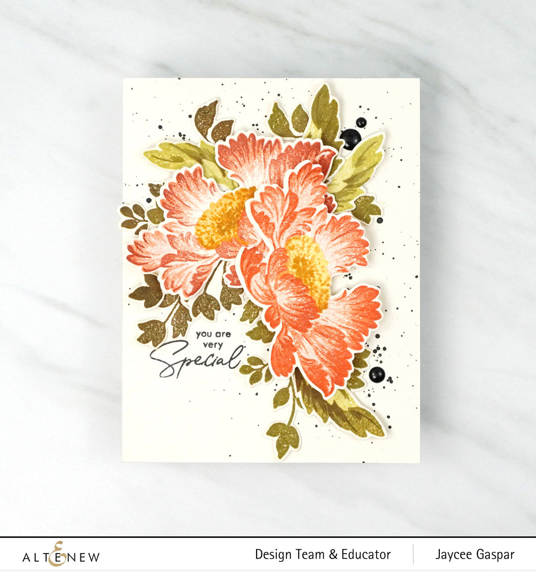 Build-A-Flower Set Build-A-Flower: Candystripe Cosmos Layering Stamp & Die Set