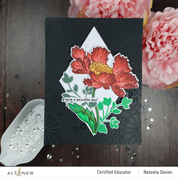 Build-A-Flower Set Build-A-Flower: Candystripe Cosmos Layering Stamp & Die Set